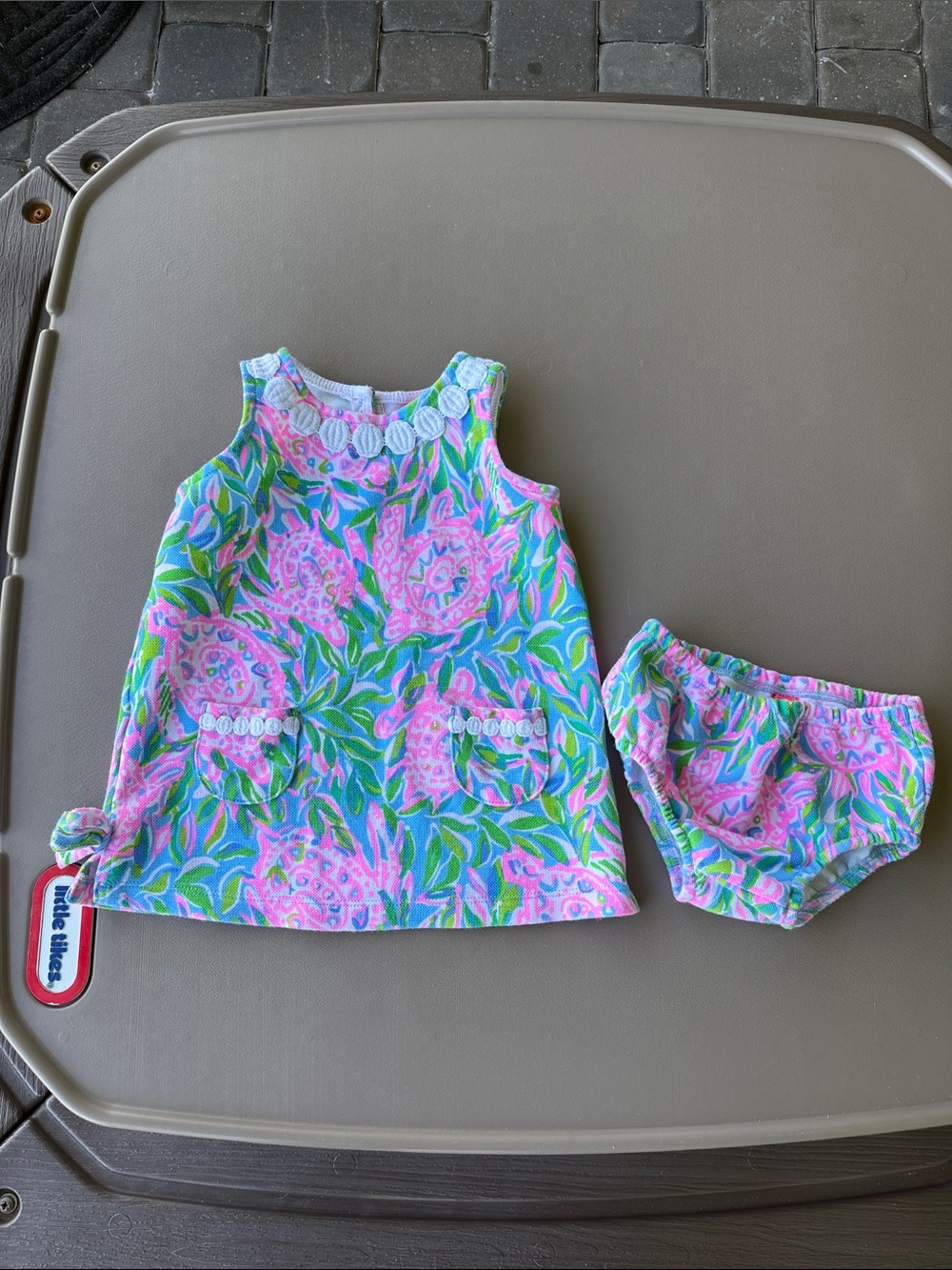 Lily Pulitzer baby lily shift and bloomers size 18-24m
